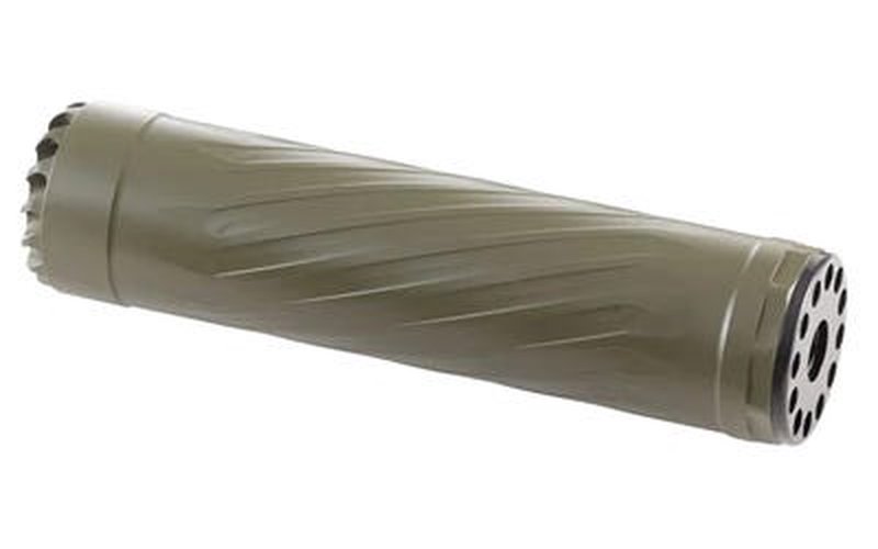 ANECHOIC 35 OD Green 9mm Suppressor with 1/2x28 Direct Thread Mount