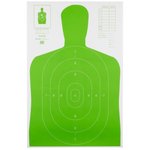 Action Target B-27E Silhouette Target 23x35" Fluorescent Green 100-Pack