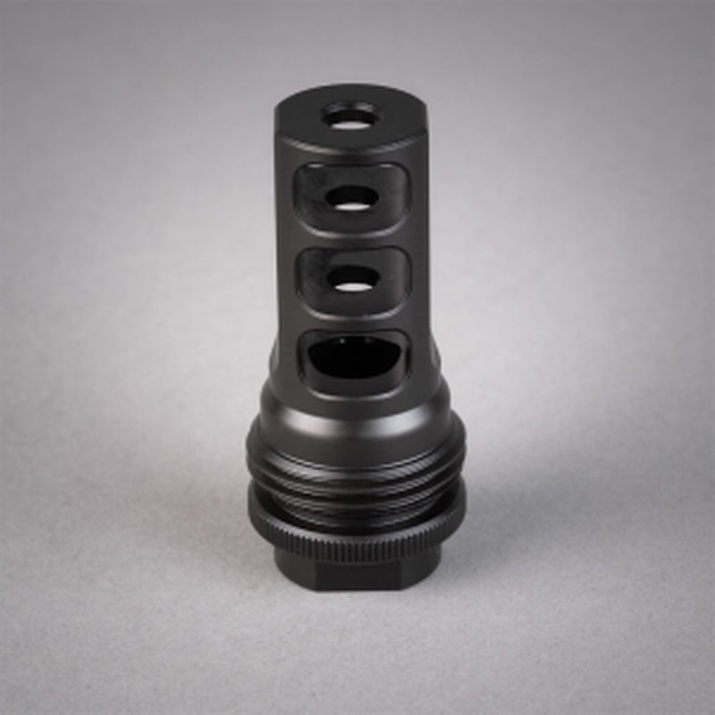 SilencerCo ASR Muzzle Brake 338 Cal M18x1.5 Black Nitride
