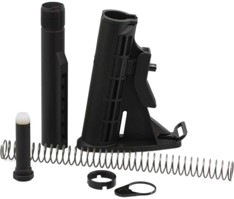 JE Machine Tech AR-10/15 M4 Mil-Spec Collapsible Buttstock Combo