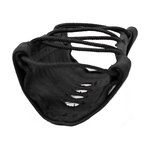 GrovTec Rail Wrap Rail Cover 6" Black GTAC330