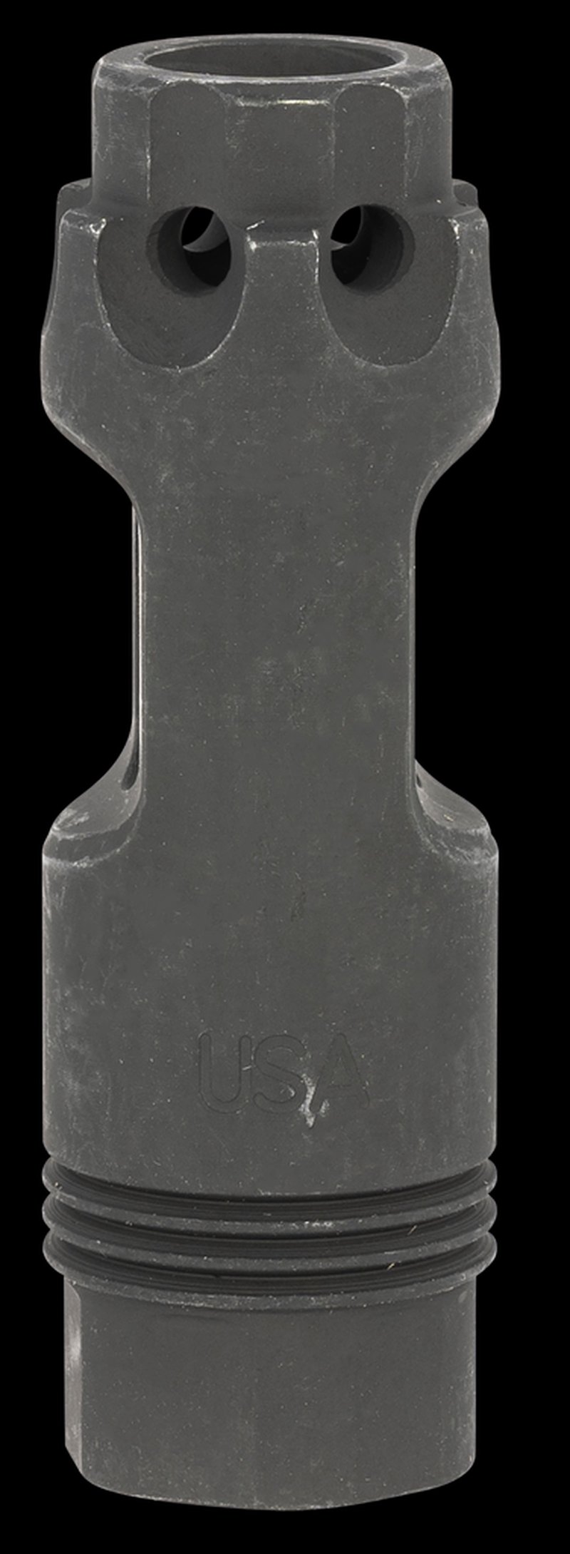 LBE Unlimited AK-Platform Modern Muzzle Brake 14x1 LH Black Finish AK47MOD