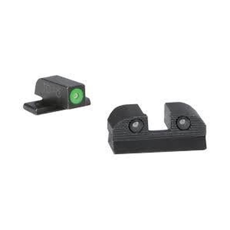 XRAY3 SIGHT SET, DAY/NIGHT, NO 6 GRN FRT, NO 8 REAR, RD NOTCH