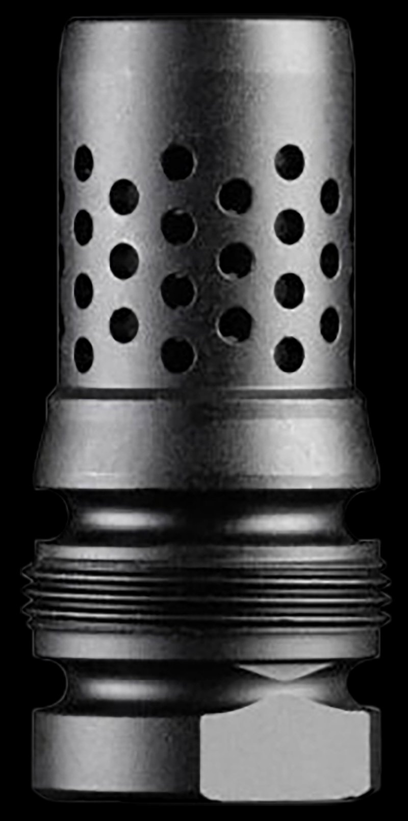 Dead Air Xeno DA139 Muzzle Brake 30 Cal M14x1 RH Black Nitride 4140 Steel