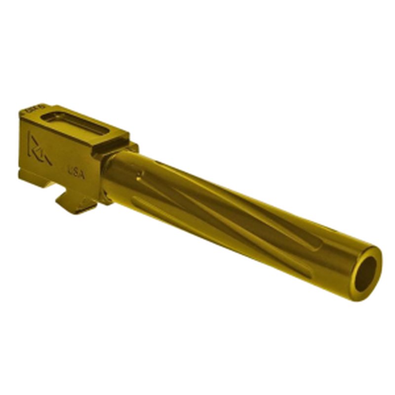 Rival Arms Precision Gold PVD Drop-In Barrel for Glock 17 Gen 5, 9mm (RA20G103E)