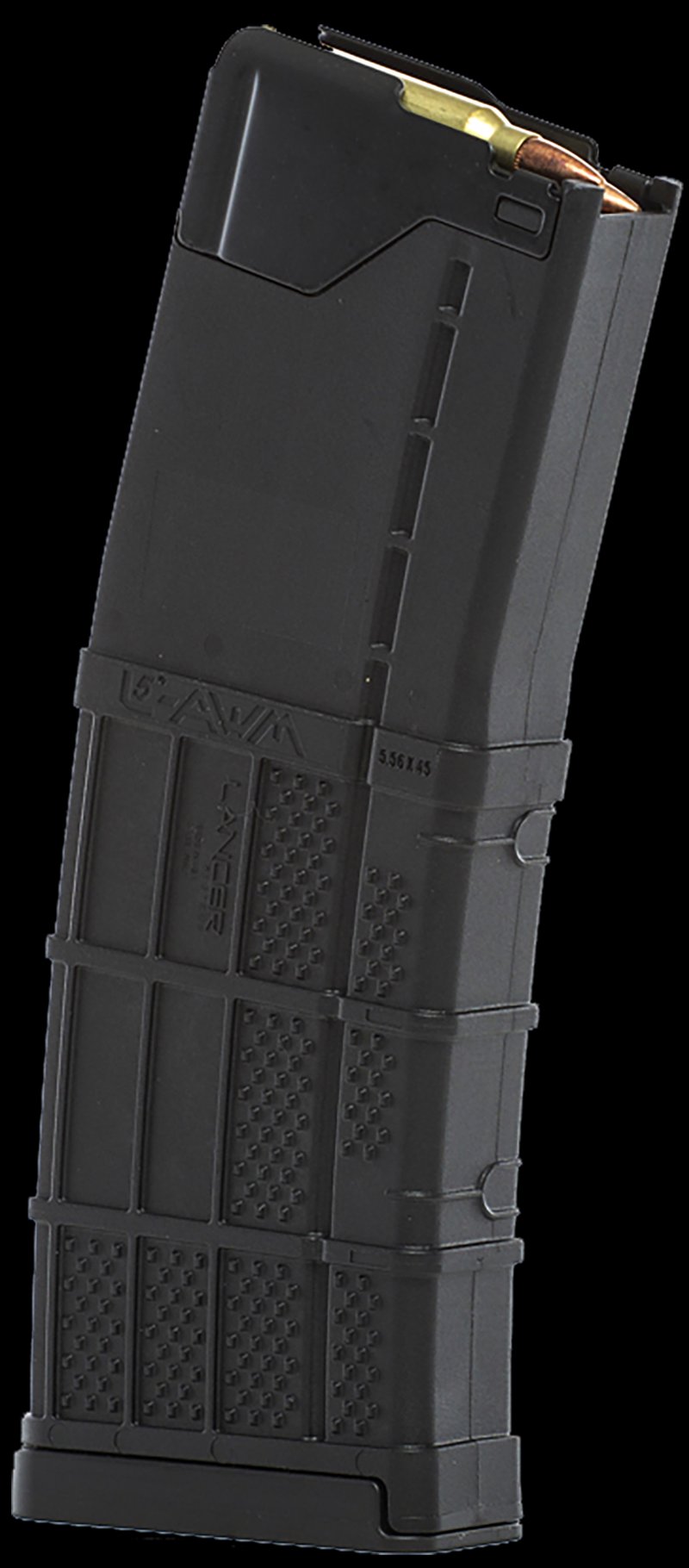 Lancer L5awm Gen2 5.56x45 NATO 10rd AR-15 magazine black Polymer L5-G2-10-BLK