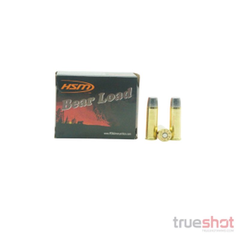 HSM .44 Magnum 305 Grain Hard Lead WFN Gas Check Ammo