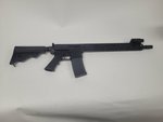 DPMS A-15 AR-15 Rifle 5.56 NATO 18 inch Barrel Black Finish Green Dot Sight 10 Round Magazine