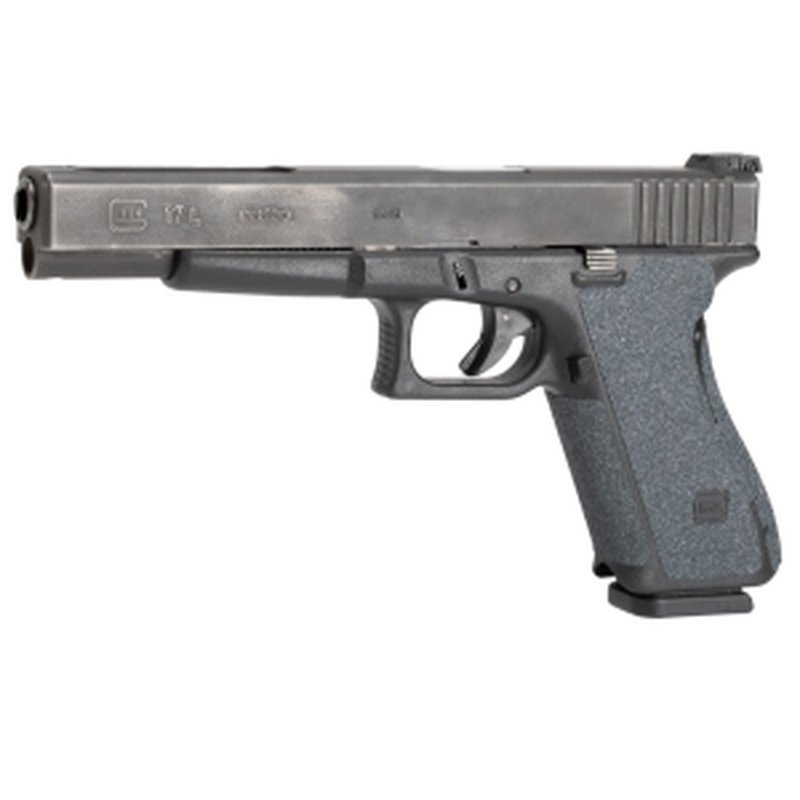 Hogue 17129 Wrapter Grit Adhesive Black Grip for Glock Gen 1-2 (G17/17L/18/22/24/31)