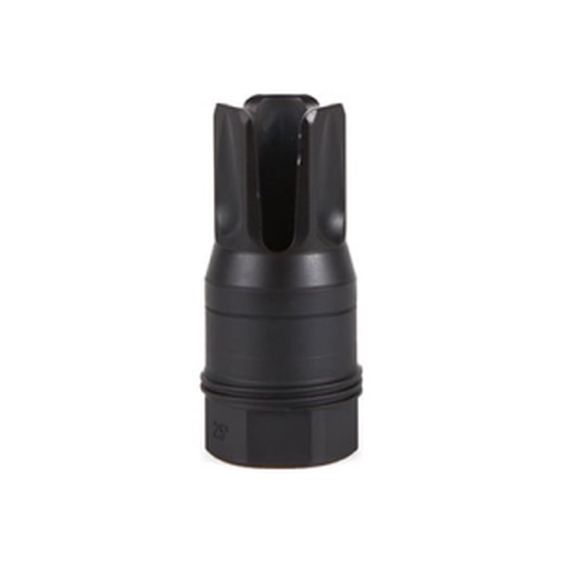 Sig Sauer SL76258X2425DEGF Clutch-Lok QD Q.D. Flash Hider Black Stainless Steel with 5/8"-24 tpi Threads for 7.62mm 25 Degree Taper