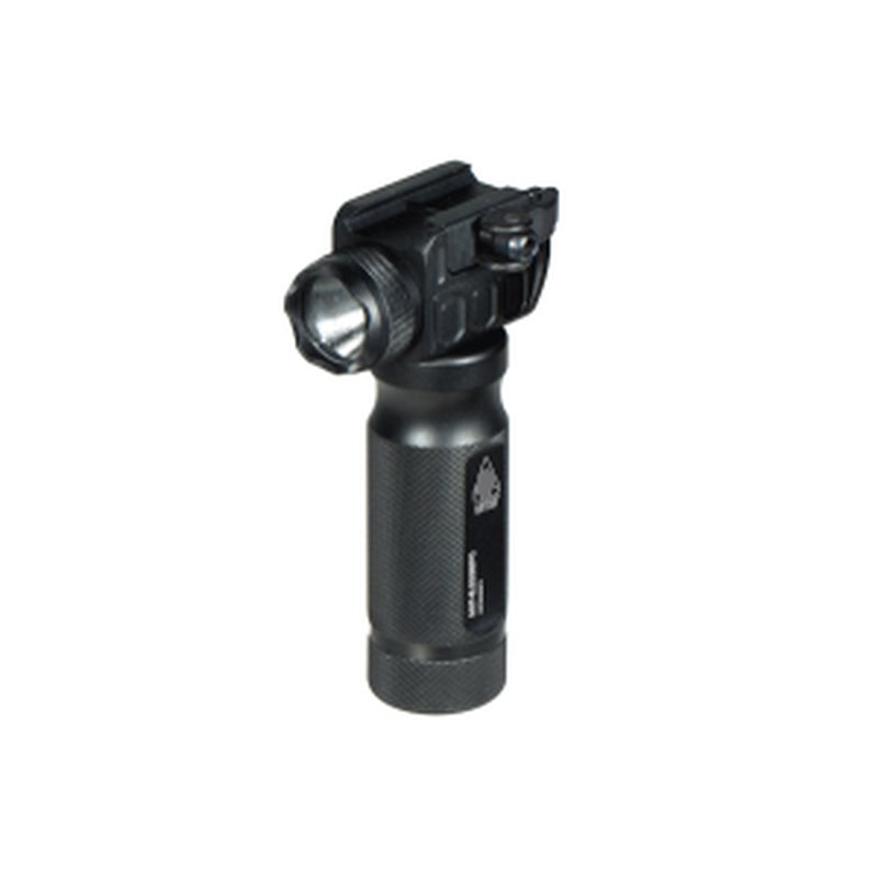 UTG Leapers Combat Aluminum Foregrip with Integral LED Flashlight MNT-ELS228GPQA