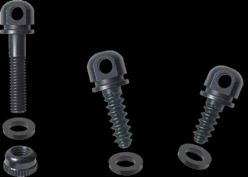 Outdoor Connection Black Steel Swivel Base Set with Spacers