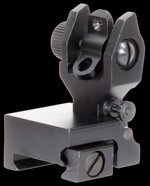 Aim Sports MT201 AR-15 Rear Flip-Up Low-Profile Sight Aircraft-Grade Aluminum