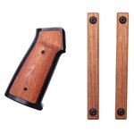 Sharps Bros AR-15 Gun Grip Set w/ Brazilian Cherry Wood Inserts & M-LOK Panels