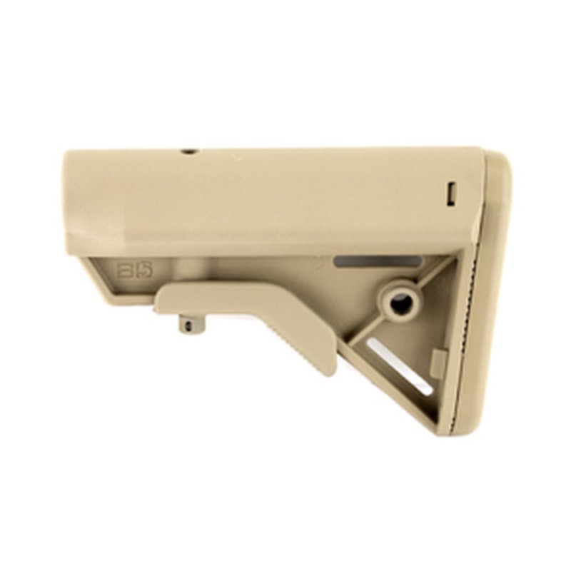 B5 Systems BRV1085 Bravo Stock Flat Dark Earth Synthetic for AR-15, M4 with Mil-Spec Receiver Extension
