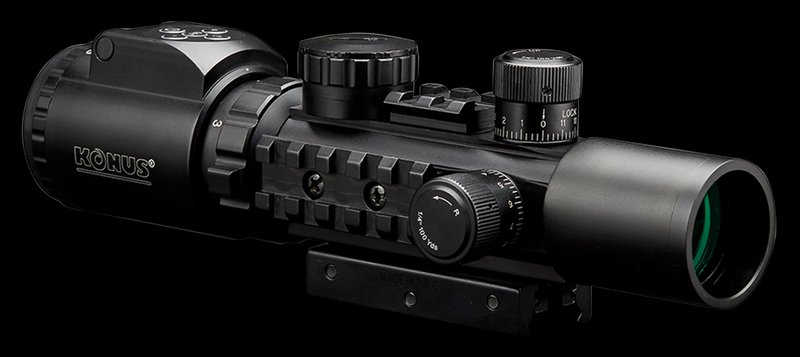 Konus KonusPro AS-34 2-6x28mm Riflescope 34mm Maintube Mil-Dot