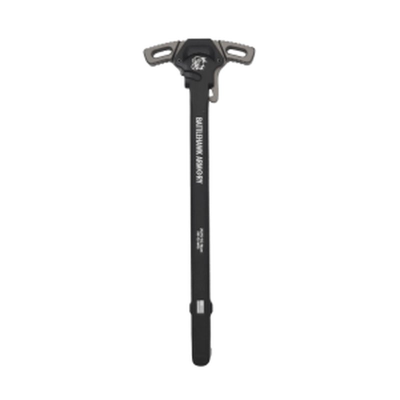 BHA Precision AR-15 WarHammer Mod2 Gray Micro Lever Ambi Black Charging Handle