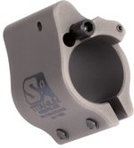 Superlative Arms Adjustable Bleed Off AR-15 Gas Block .625in Clamp On DLC Grey