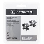 Leupold Rifleman Weaver 1" Scope Rings Medium Matte Black