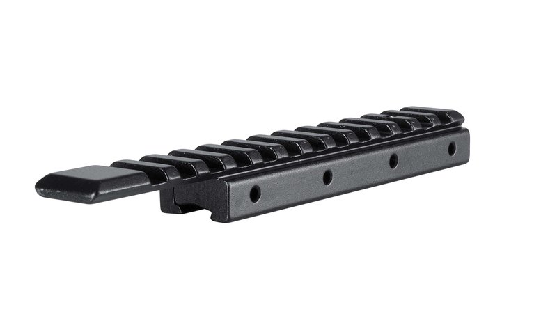 Hawke Adaptor Base 1-Piece 9-11mm 3/8" Dovetail to Weaver Picatinny Base