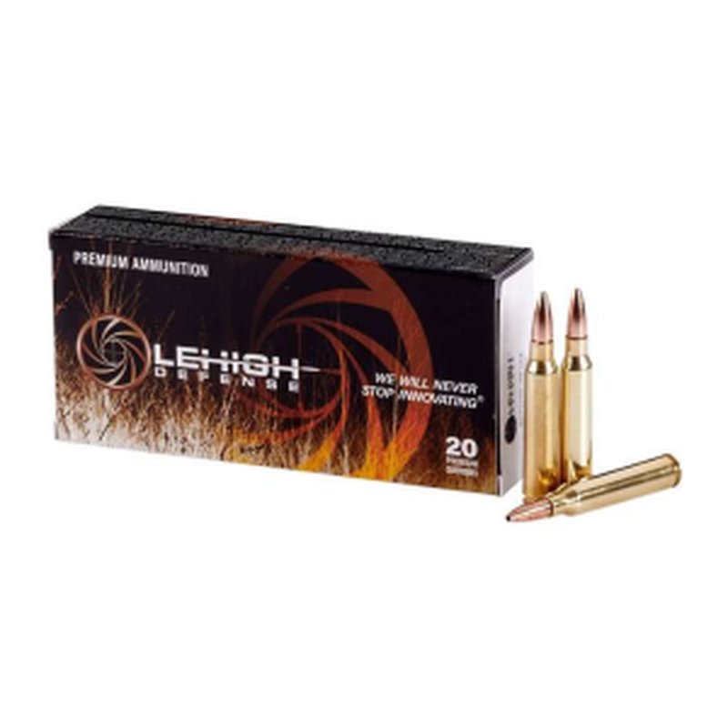 Lehigh LA223-62-CC 223 Remington 62gr Controlled Chaos Ammunition