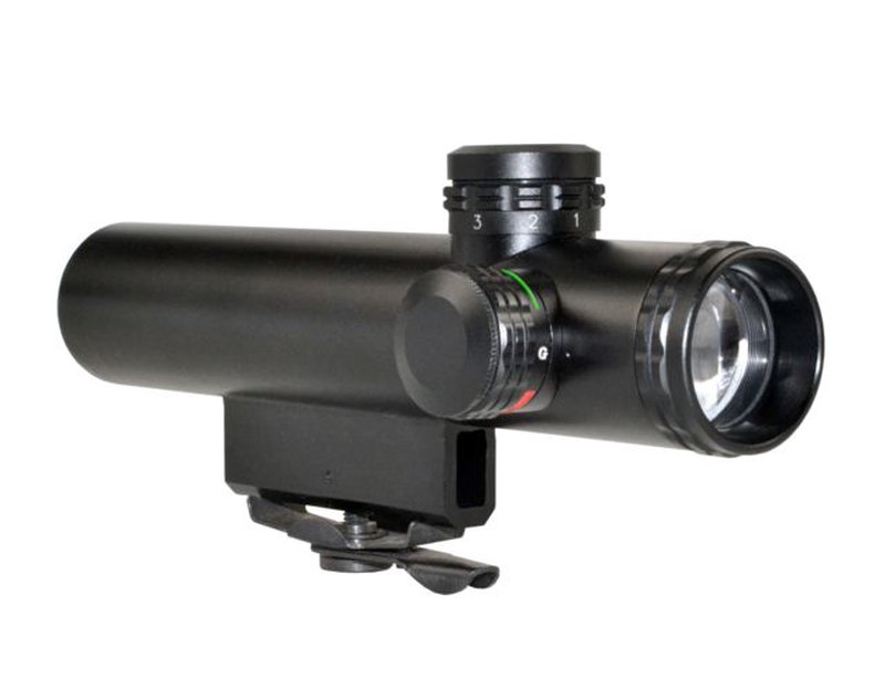 Sniper Grunt 4x20 Compact Rifle Scope w/AR Carry Handle Mount