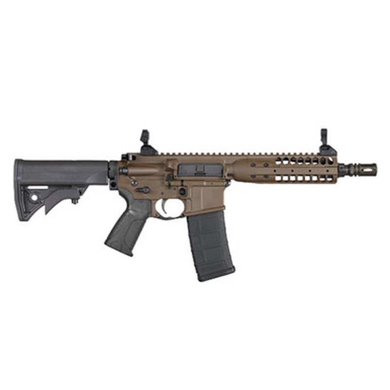 LWRC IC-PSD 5.56 NATO 8.5" 1/7 Twist 1/2-28 Patriot Brown