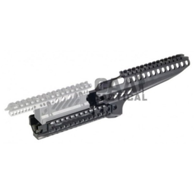 CAA AK47 Aluminum 3 Rail Lower Handguard Top Rear Rail
