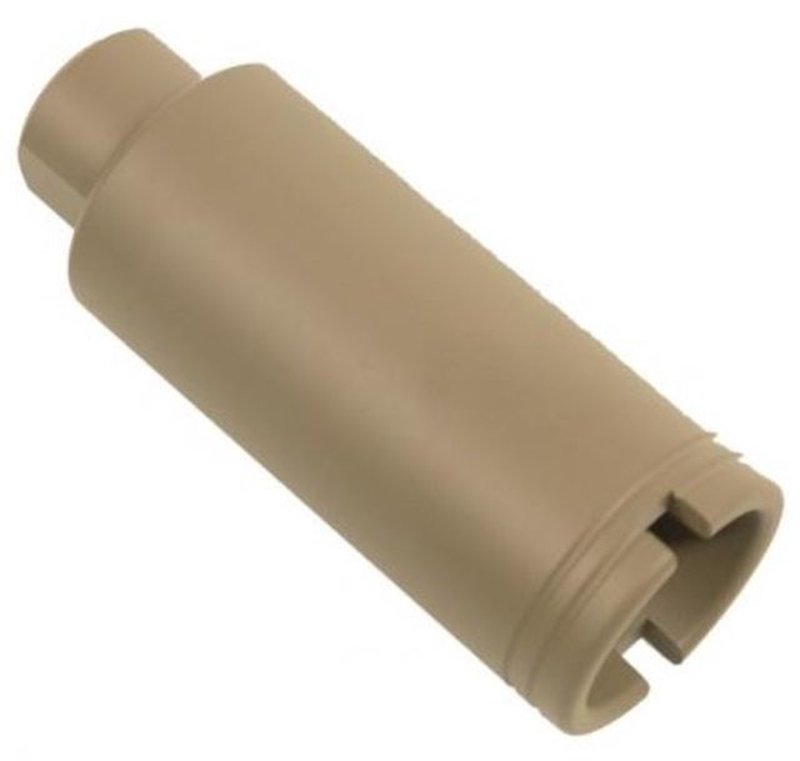 Guntec USA AR-10 Slim Line/Micro Cone Flash Can .308/300 AAC Blackout Cerakote Flat Dark Earth