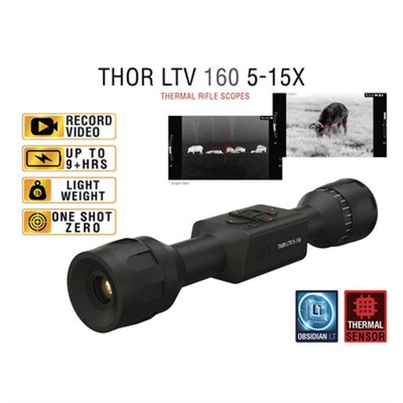 ATN - THOR LTV 4-12X THERMAL RIFLE SCOPE