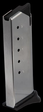 Springfield Armory XD-E Magazine .45 ACP 6-Round Stainless Steel Flush with Extended Floorplate XDE5006H