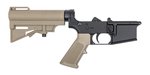 PSA Classic AR-15 Complete Pistol Lower W/HAR-15 Brace, FDE