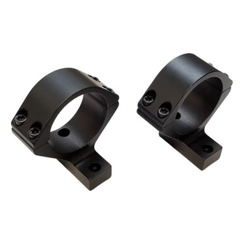 Talley 1" High Savage Revel Ring/Base Combo, 1-inch Rings & Base, Black