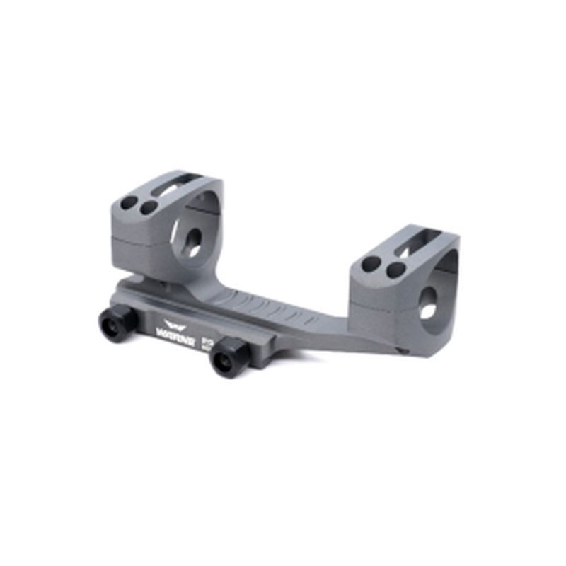 Warne LR-SKEL 20 MOA Extended Skeletonized MSR Mount 1in Tactical Gray LRSKEL1TG