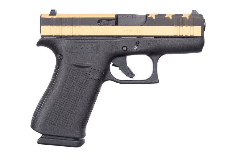 Glock G43X 9mm Semi-Auto Pistol (Slimline, Matte Black)