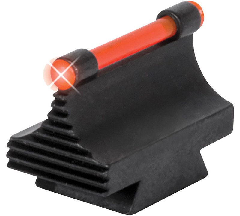 Truglo 3/8 inch Dovetail Ramp Black .343 Red Fiber Optic