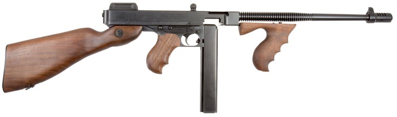 Auto Ordnance 1927A-1 Deluxe Rifle With Compensator 45 ACP - 16.5" Blue