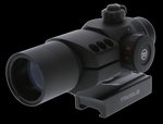 Truglo Triton 1x30mm Red Dot Sight Tri-Color with Cantilever Mount - Black