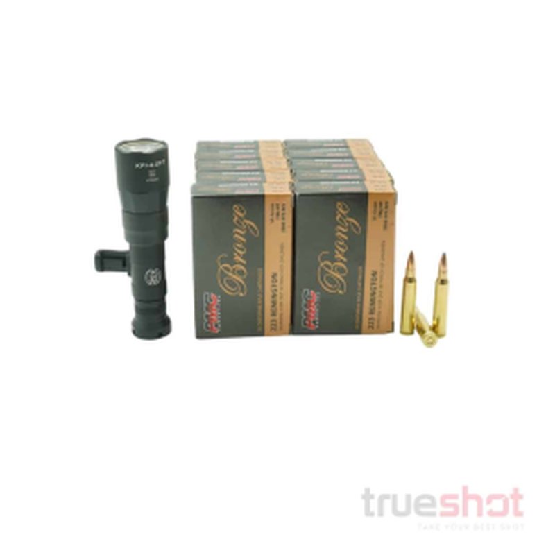 Surefire M340DFT-Pro Turbo Rifle Light Bundle with PMC Ammo (223 Rem/5.56)