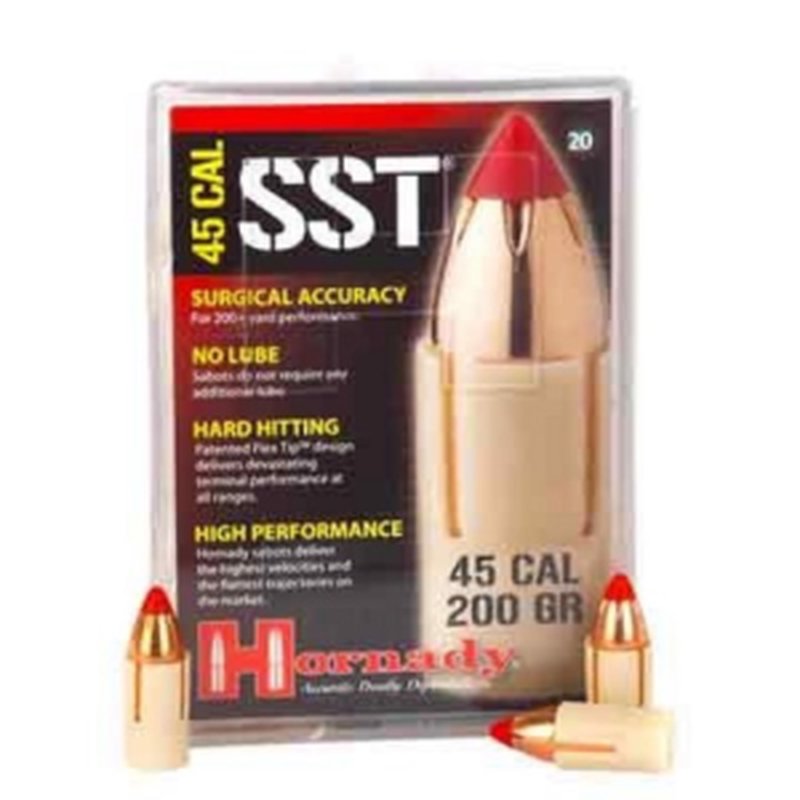 Hornady 67132 SST-ML Sabots .45 Cal (40 Cal) 200 Grain SST, 20-Round Pack