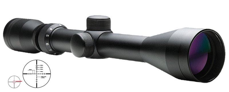 NcStar Shooter 3-9x40mm P4 Sniper Rifle Scope - SFB3940G