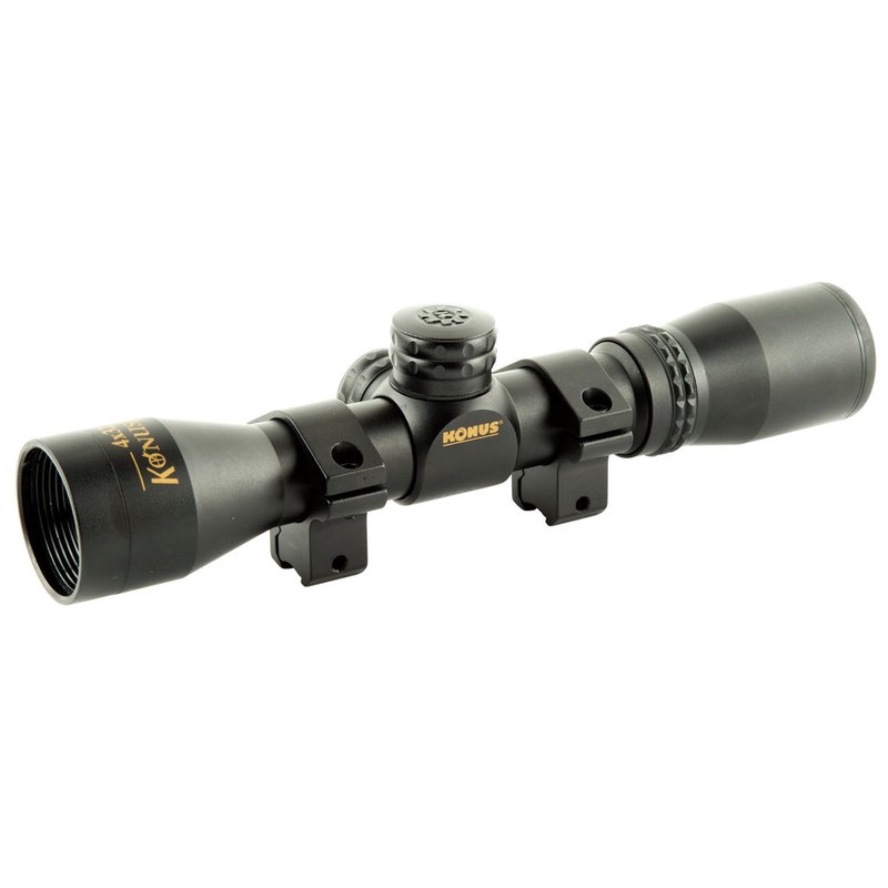 Konus KonusPro 4x32 Rifle Scope Matte Black 30/30 Engraved Reticle Multi-Coated Optics