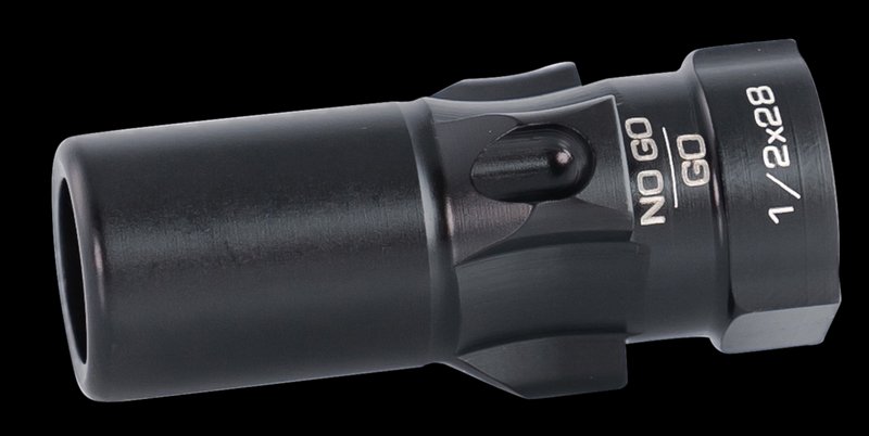 Rugged Suppressor Obsidian 3-Lug Adapter 1/2x28 Thread Go-No-Go Gauge OA003