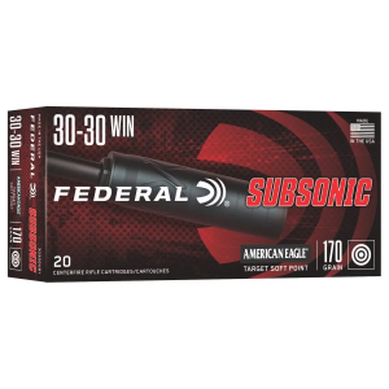 FED 3030SUB1 3030 170gr TSP Subsonic Ammunition (20/10)