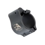 Superlative Arms Clamp-On Direct Impingement Adjustable Gas Block 0.875 Inch by 1 Inch Black