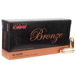 PMC Bronze 45 Auto 230 Grain FMJ Centerfire Handgun Ammo (50 Rounds)