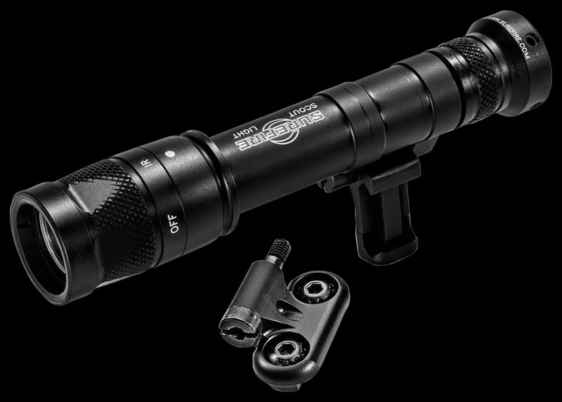 SureFire M640V-BK-PRO Scout Light Pro IR Weapon Light 350 Lumens White + 120 mW IR
