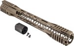 TRYBE Defense AR-15 M-LOK Extra Lightweight Quad Handguard w/ Cut Rail