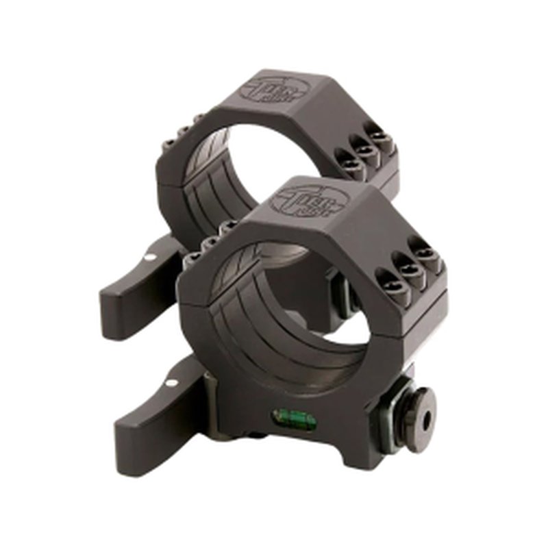 Tier One Tactical 30mm Picatinny Scope Rings (Medium) Matte Black