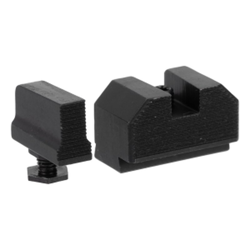Night Fision Blacked Out Stealth Optic Height Sight Set for Glock 43/43x/48 w/ 507k